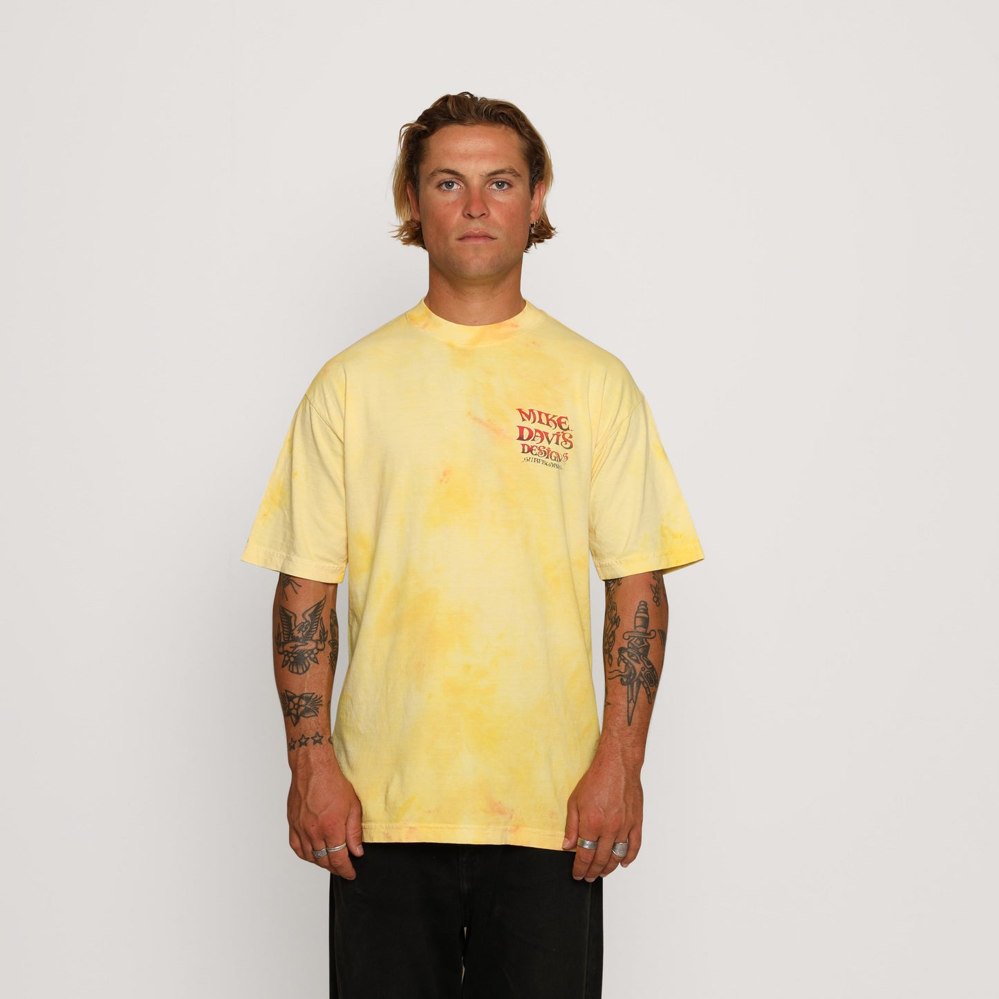 Mike Davis Yellow Hand Dye